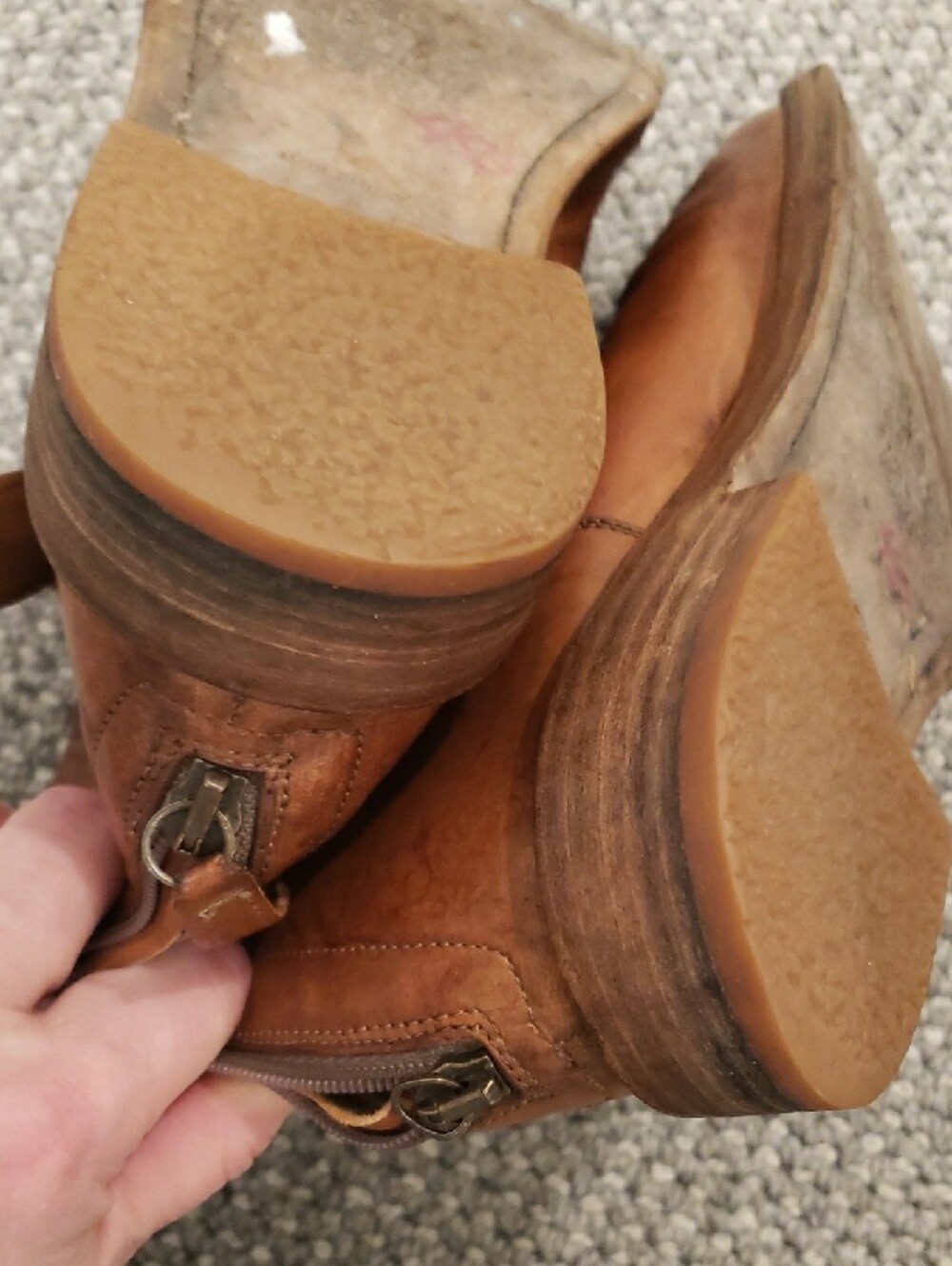 Brunello Cucinelli Tan Leather Harness Boots - Picture 8 of 16